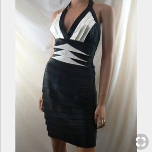 COPY - BCBG MAXAZRIA Satin Layered Cocktail Dress